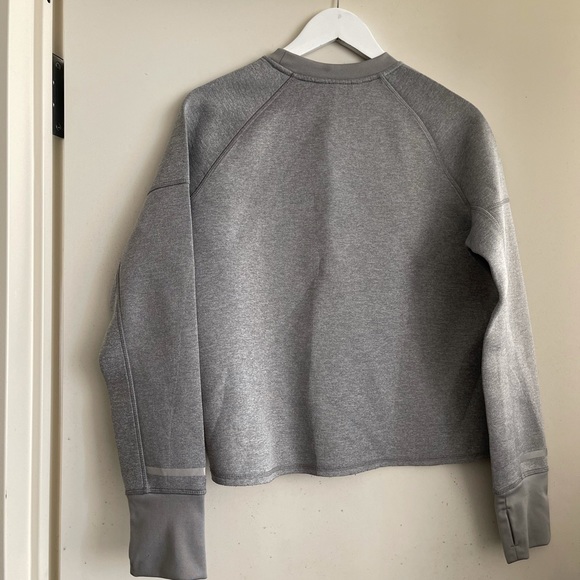 Bebe Grey Neoprene Sweatshirt - Picture 2 of 4